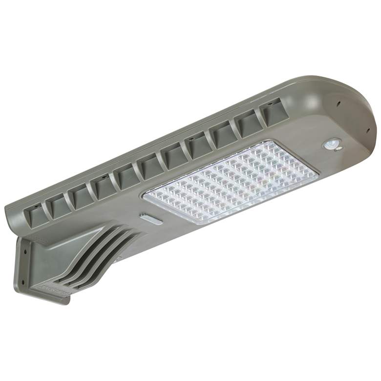 Image 1 Viba 10 1/4" Wide Dark Gray Solar Powered LED Outdoor Security Light