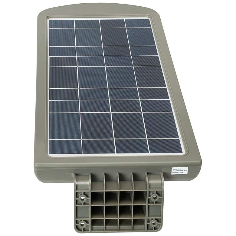 Image 3 Viba 10 1/4" Wide Dark Gray Solar Powered LED Outdoor Security Light more views