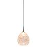 1_Vibe 5 1/2"W Matte Chrome LED Mini Pendant with Ice Glass