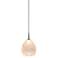 Vibe 5 1/2"W Matte Chrome LED Mini Pendant with Ice Glass