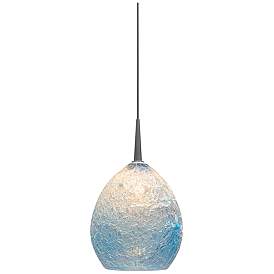 Image1 of Vibe Pendant - Chrome Finish - Glacier Glass Shade