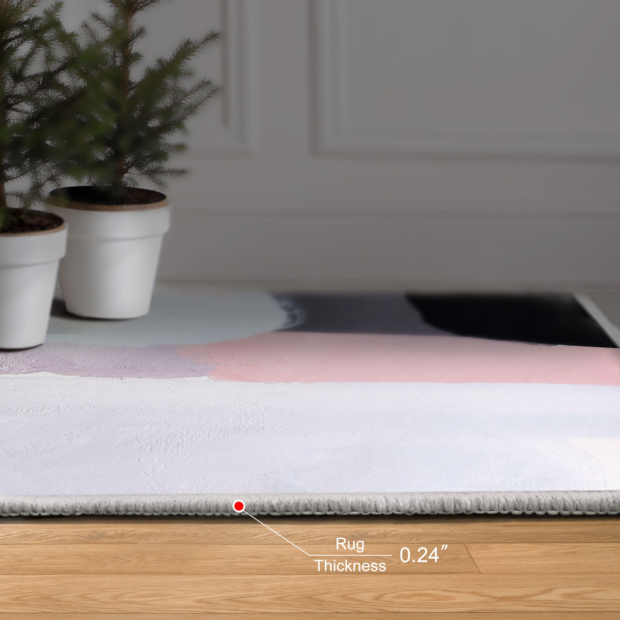 Image 6 Vibrance I Washable Color Blocks Art Area Rug size 8'x10' more views