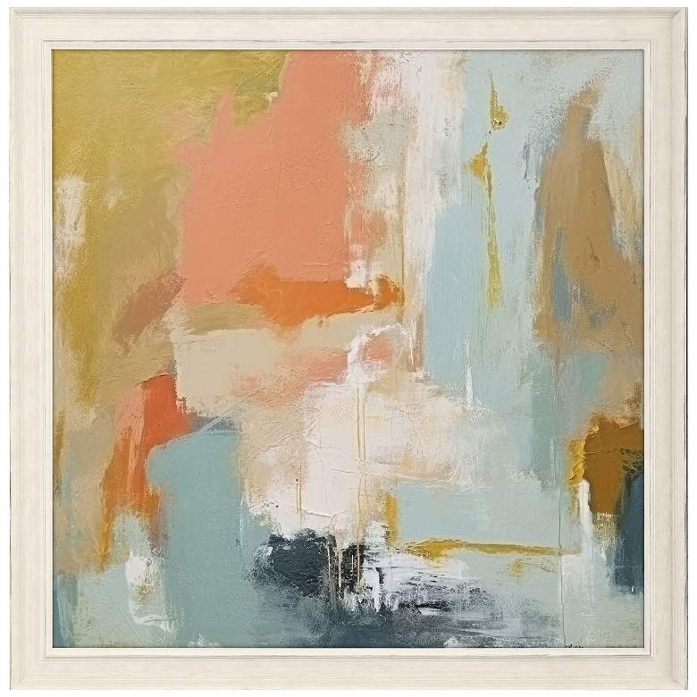 Image 1 Vibrant Serenity I 34"W x 34"H Framed Art