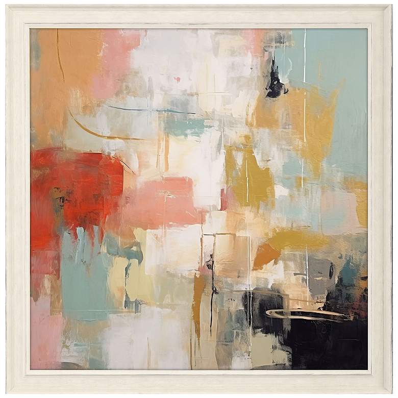 Image 1 Vibrant Serenity II 34"W x 34"H Framed Art