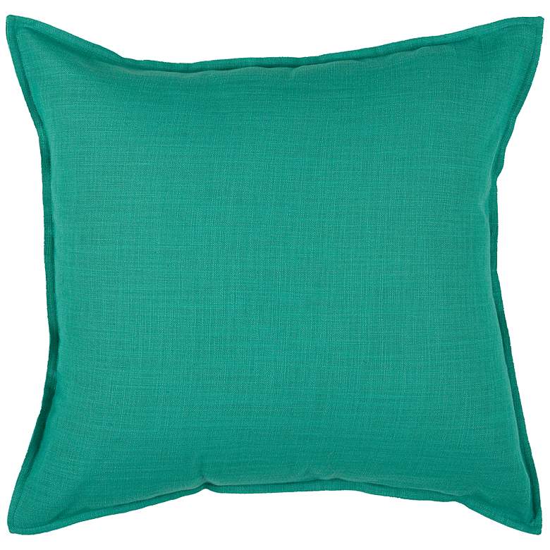 Image 1 Vibrant Turquoise 20 inch Square Throw Pillow