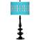Vibraphonic Bounce Giclee Paley Black Table Lamp