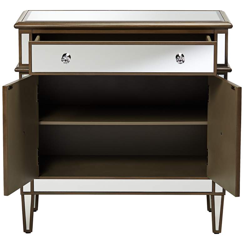 Vicenta 32&quot; Wide Mirrored Accent Chest more views