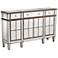 Vicenta 60" Wide 3-Drawer 4-Door Mirrored Console Chest