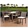 Vicento Gray Wicker 9-Piece Off-White Patio Dining Set