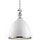 Viceroy 12 3/4" Wide White and Polished Nickel Pendant Light