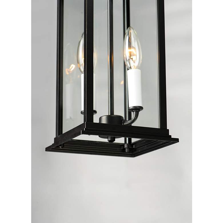 Image 4 Vicksburg 18 1/2" High Black 2-Light Outdoor Hanging Light more views
