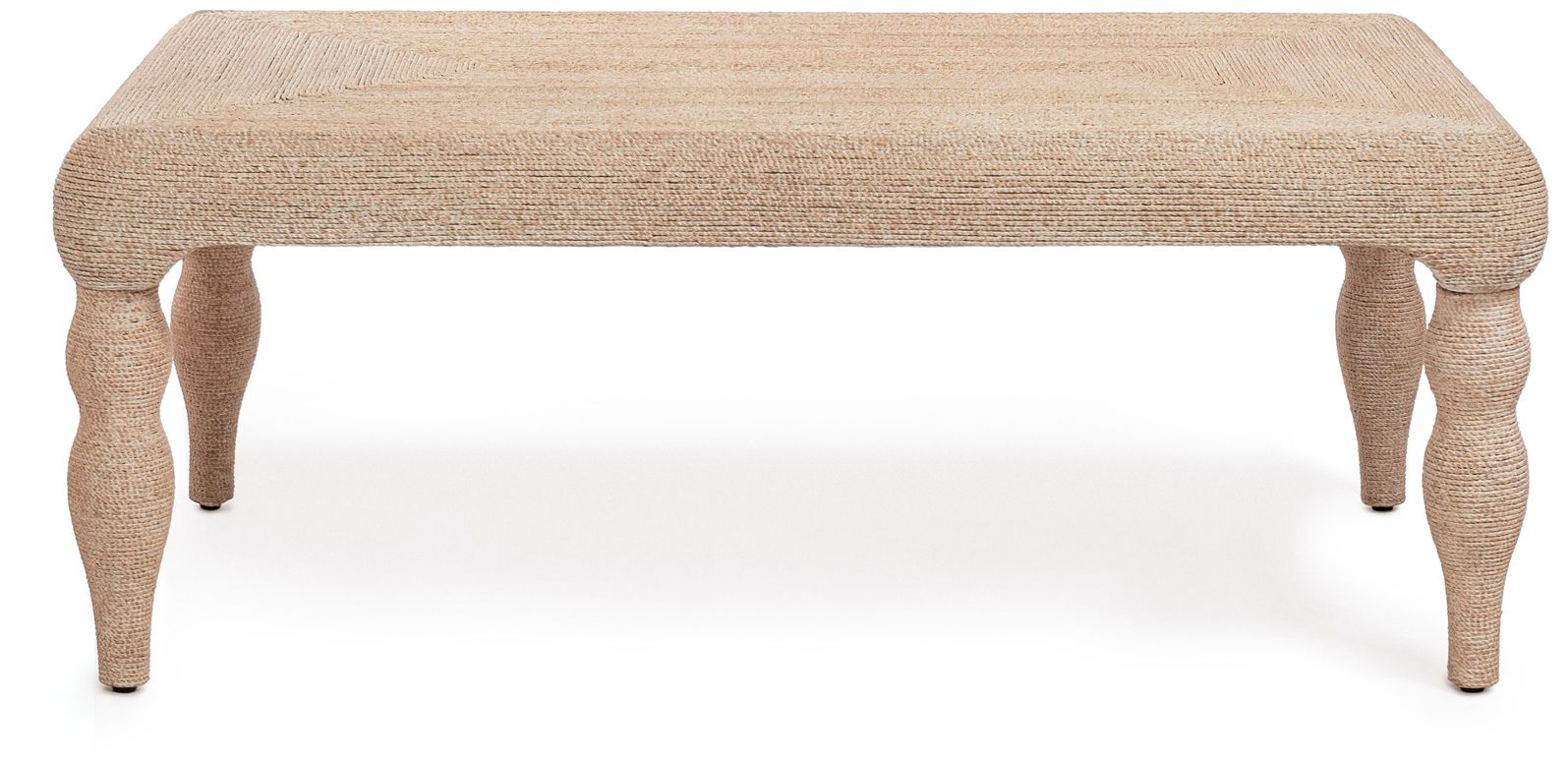 Image 3 Vicky Natural Woven Seagrass Coffee Table more views