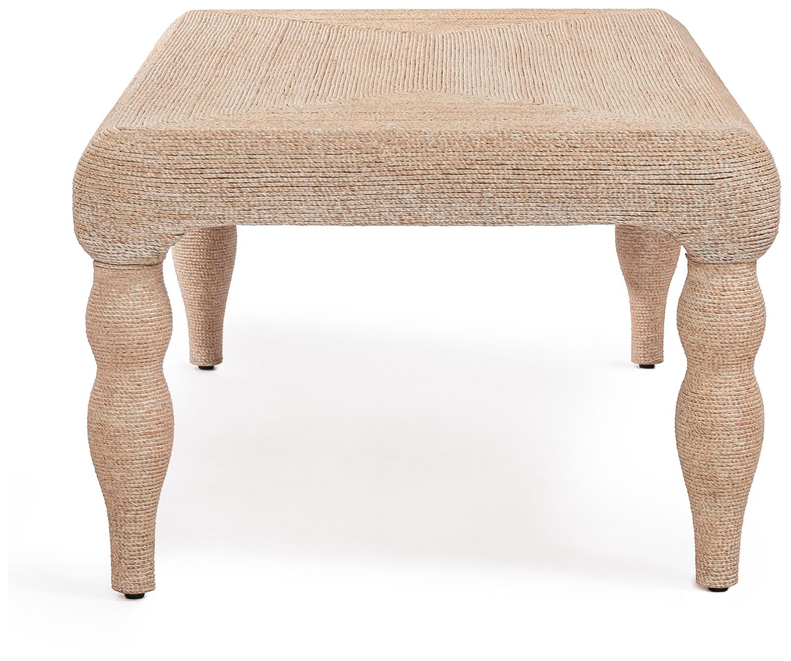 Image 4 Vicky Natural Woven Seagrass Coffee Table more views