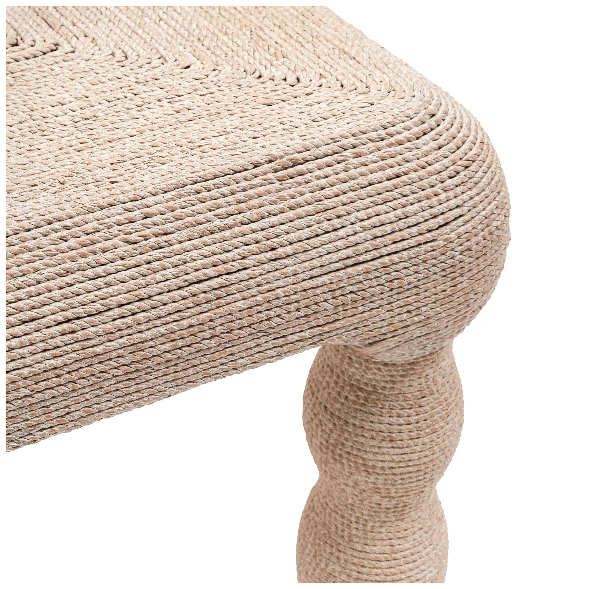Image 5 Vicky Natural Woven Seagrass Coffee Table more views