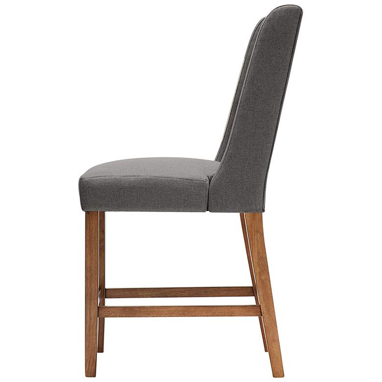 Image 2 Victor 25 3/4" Gray Fabric Counter Stool more views
