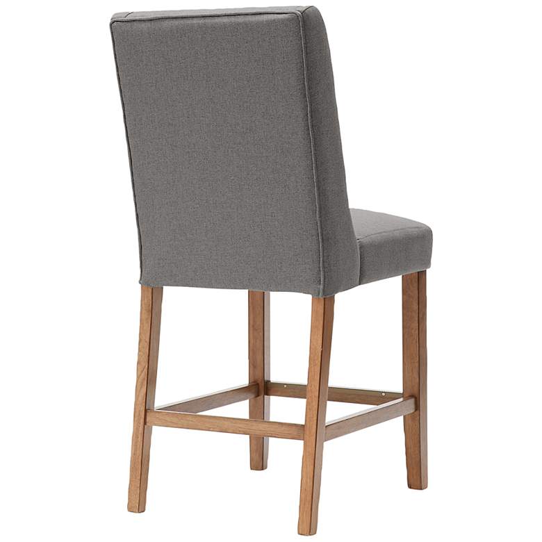 Image 3 Victor 25 3/4 inch Gray Fabric Counter Stool more views