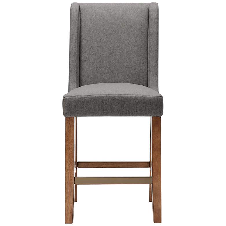 Image 4 Victor 25 3/4" Gray Fabric Counter Stool more views