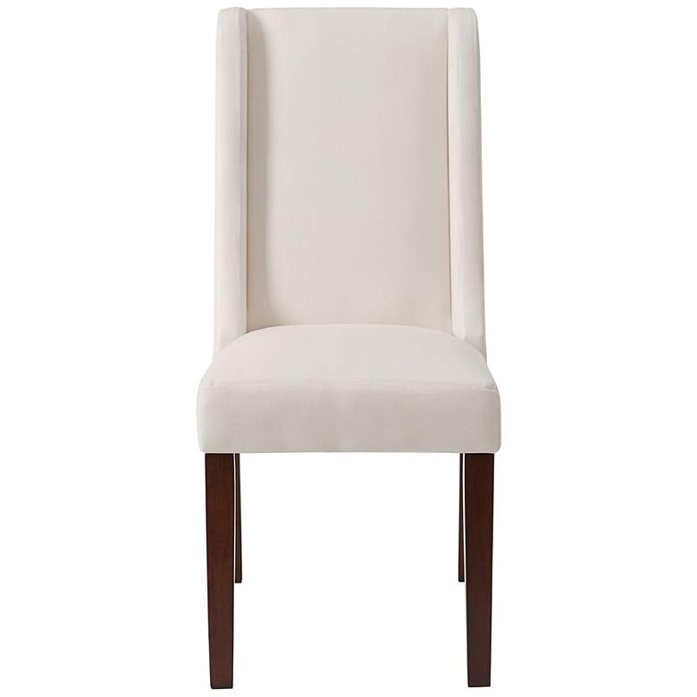 Image 4 Victor Cream Fabric Wingback Dining Chairs Set of 2 more views