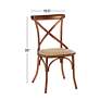 Victor Matte Copper Metal Dining Chairs Set of 2