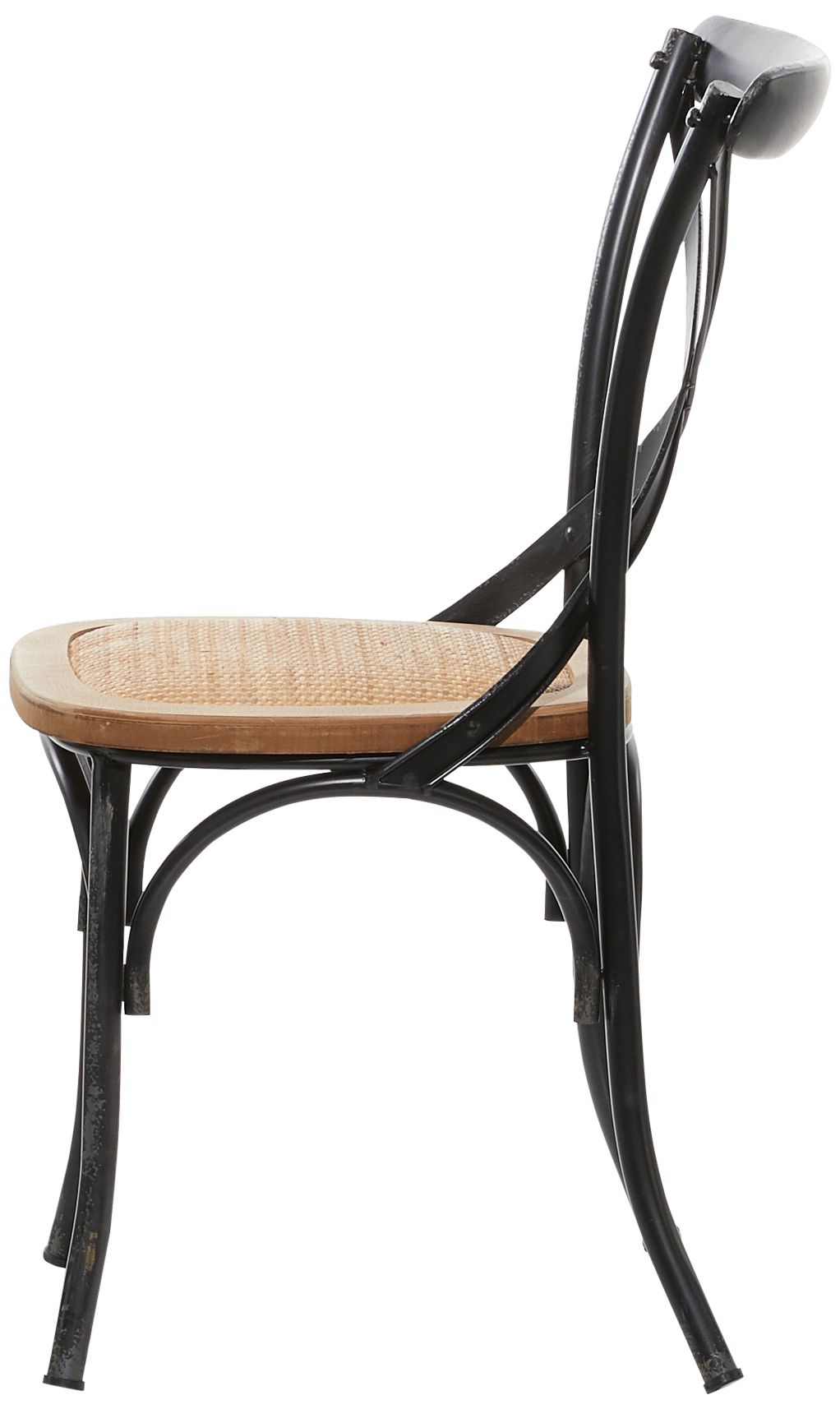 Image 4 Victor Painted Black Metal Dining Chair more views