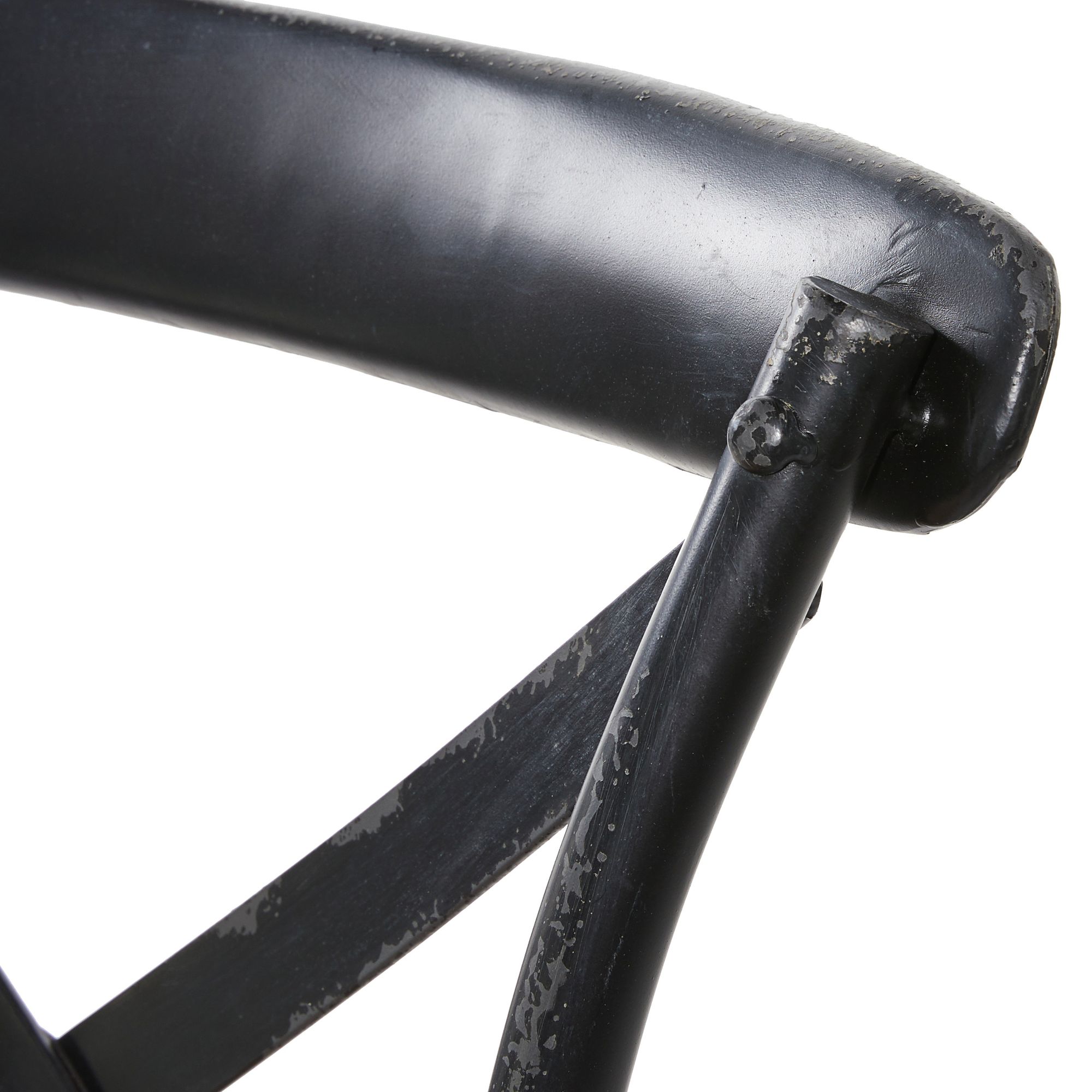 Image 5 Victor Painted Black Metal Dining Chair more views