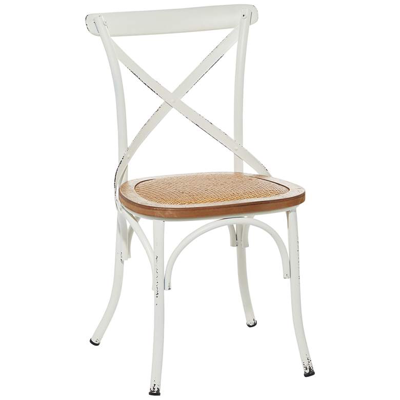 Image 2 Victor Painted White Metal Dining Chairs Set of 2