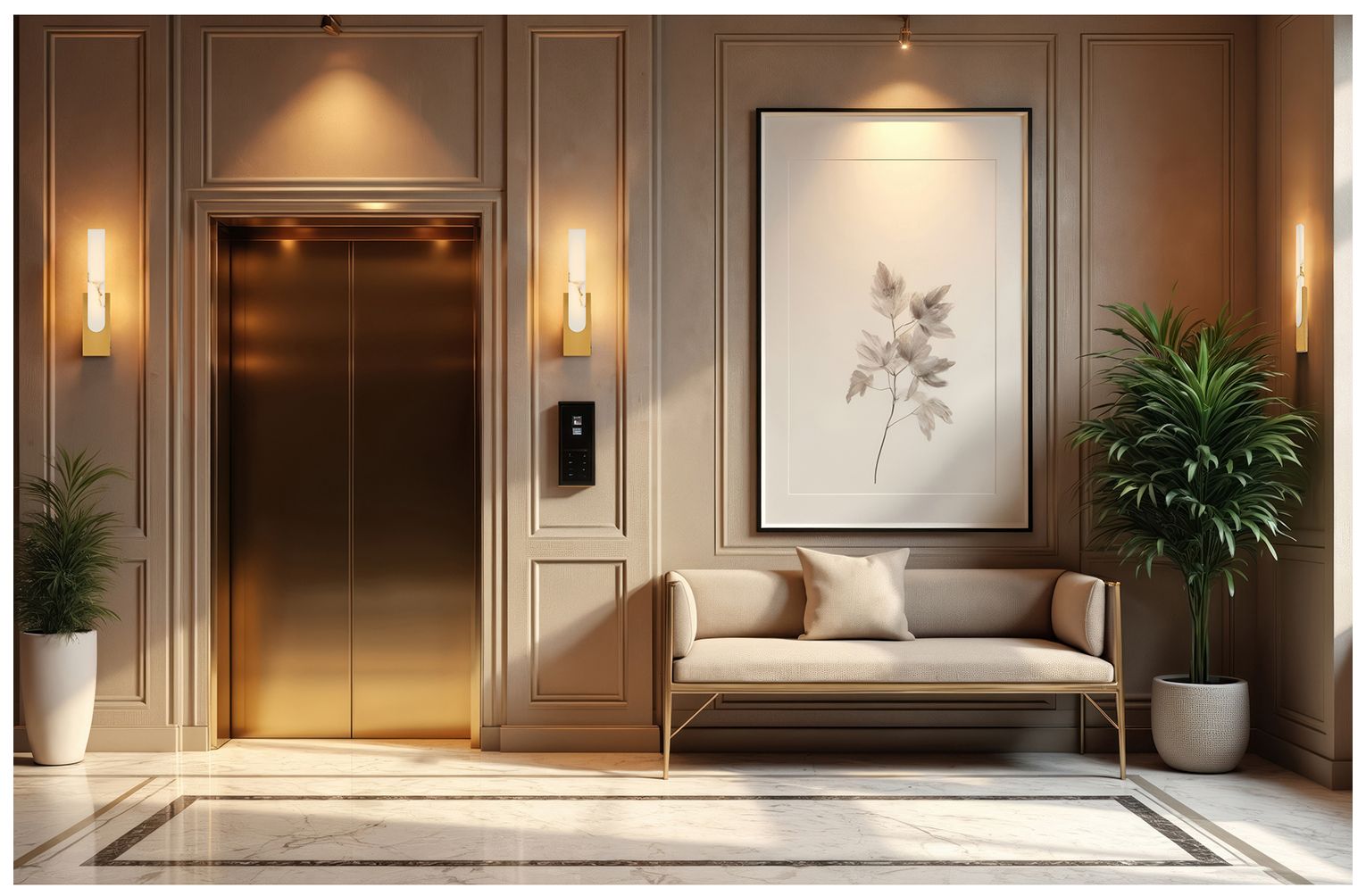 Image 3 Victoria 20" High Antique Brushed Brass LED Wall Sconce more views