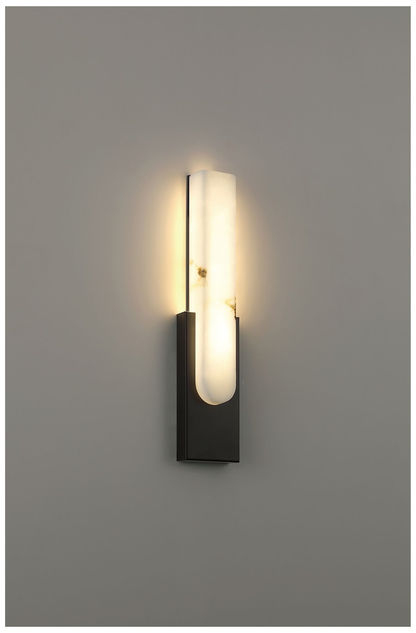 Image 2 Victoria 20" High Black LED Wall Sconce more views