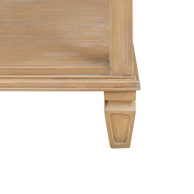 Image 5 Victoria 24" Wide Light Natural 1-Drawer Bedside Table more views