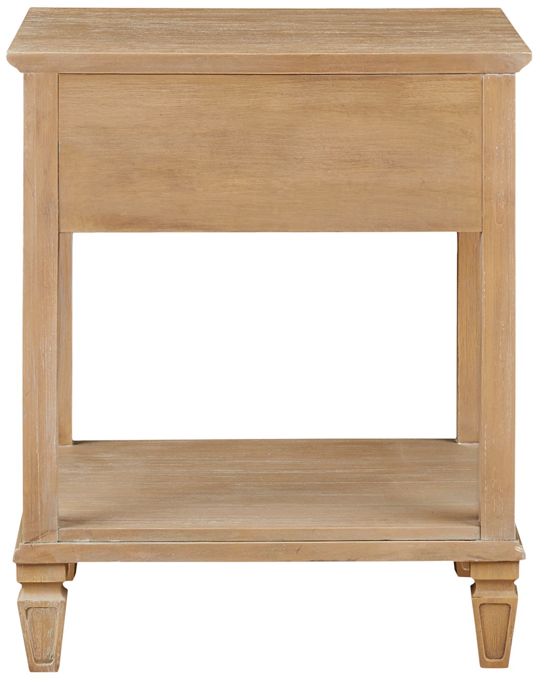Victoria 24" Wide Light Natural 1-Drawer Bedside Table