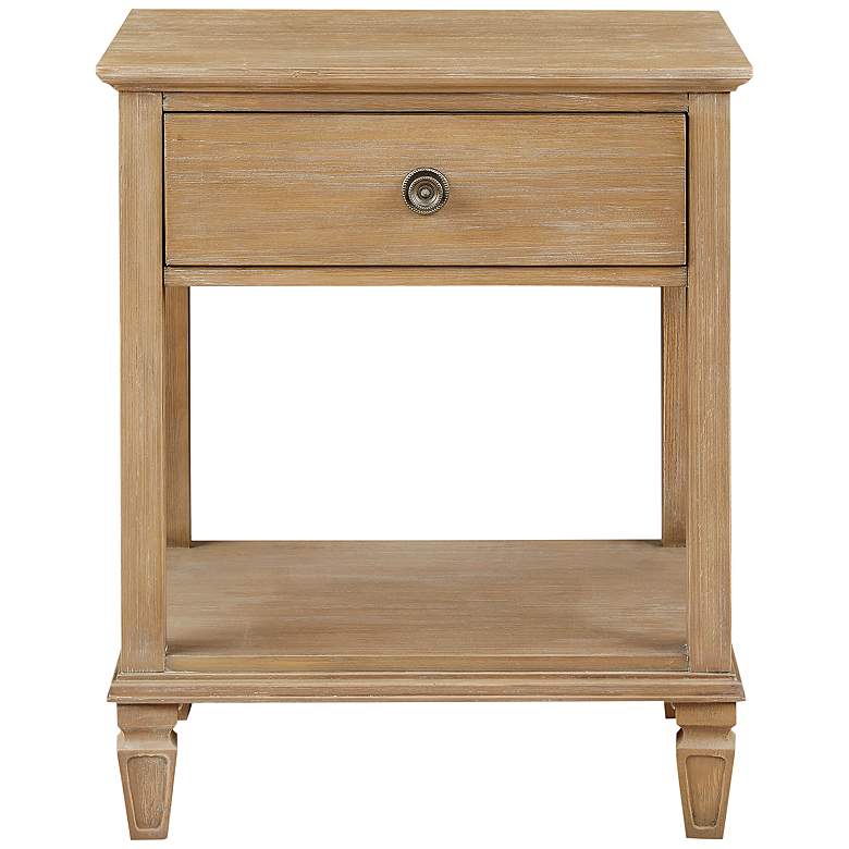 Image 7 Victoria 24 inch Wide Light Natural Wood Bedside Tables Set of 2 more views