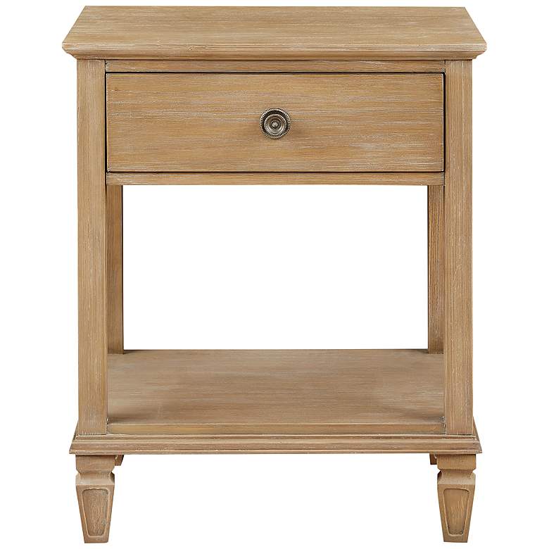 Image 7 Victoria 24" Wide Light Natural Wood Bedside Tables Set of 2 more views