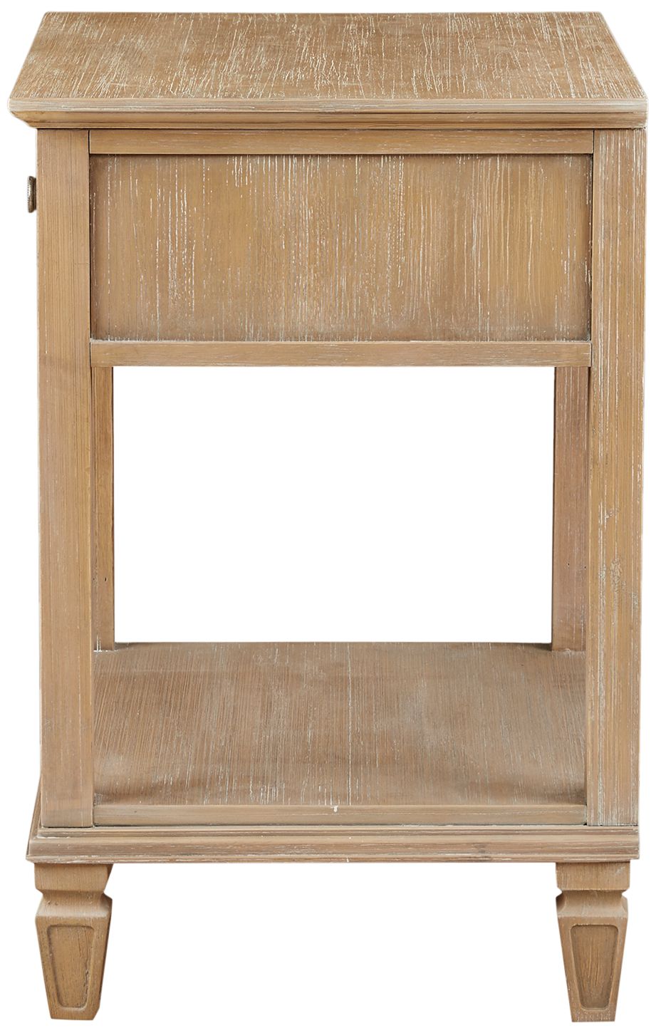 Victoria 24" Wide Light Natural Wood Bedside Tables Set of 2