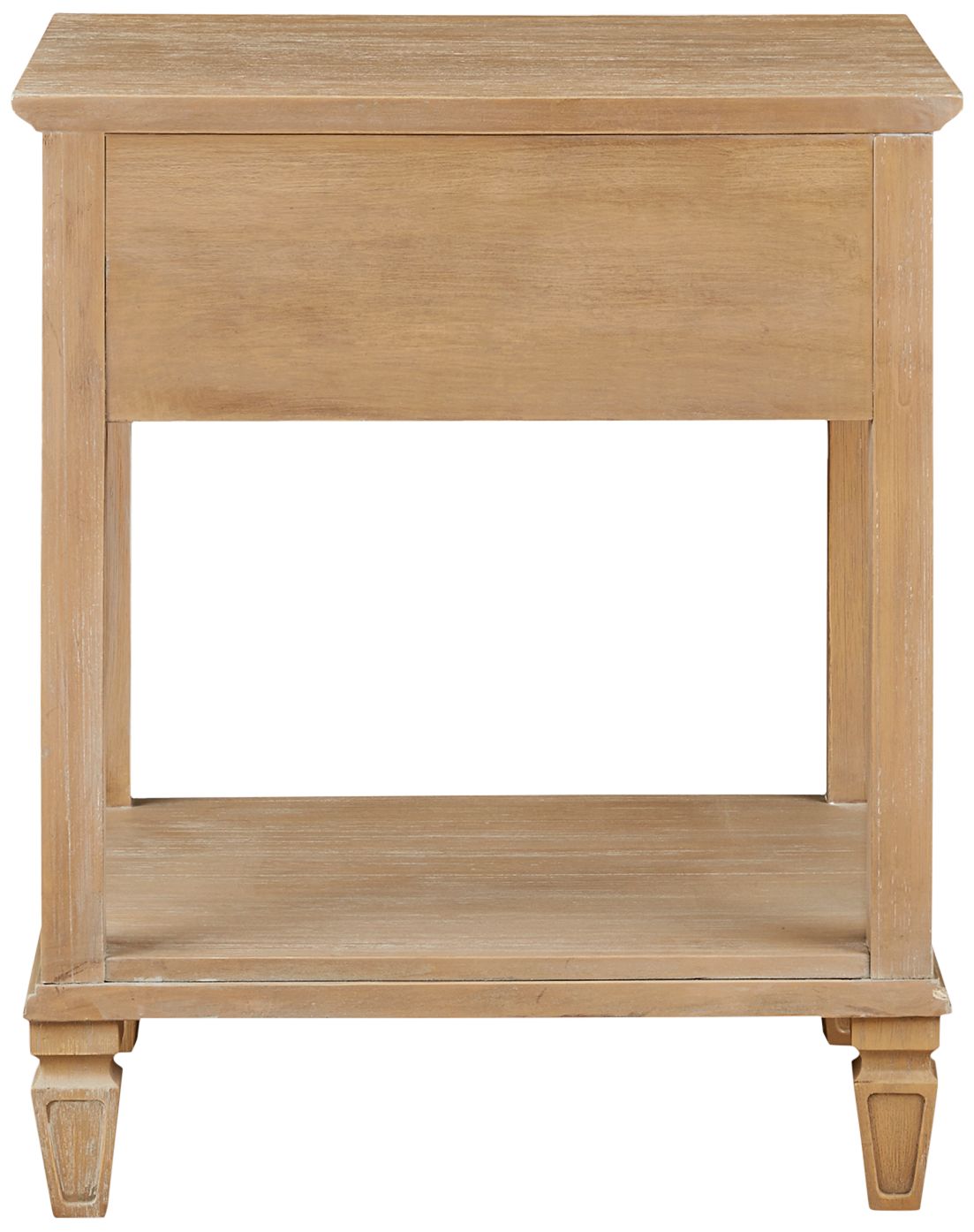 Victoria 24" Wide Light Natural Wood Bedside Tables Set of 2