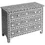 1_Victoria 36" Wide Black Bone Inlay 3-Drawer Chest