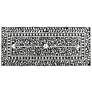 3_Victoria 36" Wide Black Bone Inlay 3-Drawer Chest more views