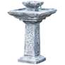 Watch A Video About the Victoria Frosted Mocha LED Outdoor Floor Fountain