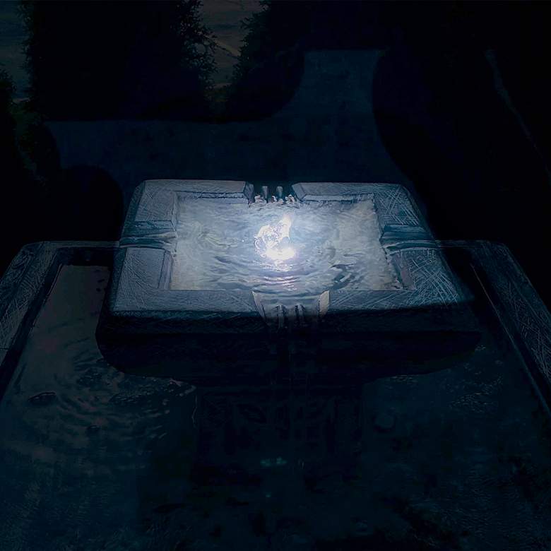 Image 3 Victoria 43 1/2"H Frosted Mocha LED Outdoor Floor Fountain more views