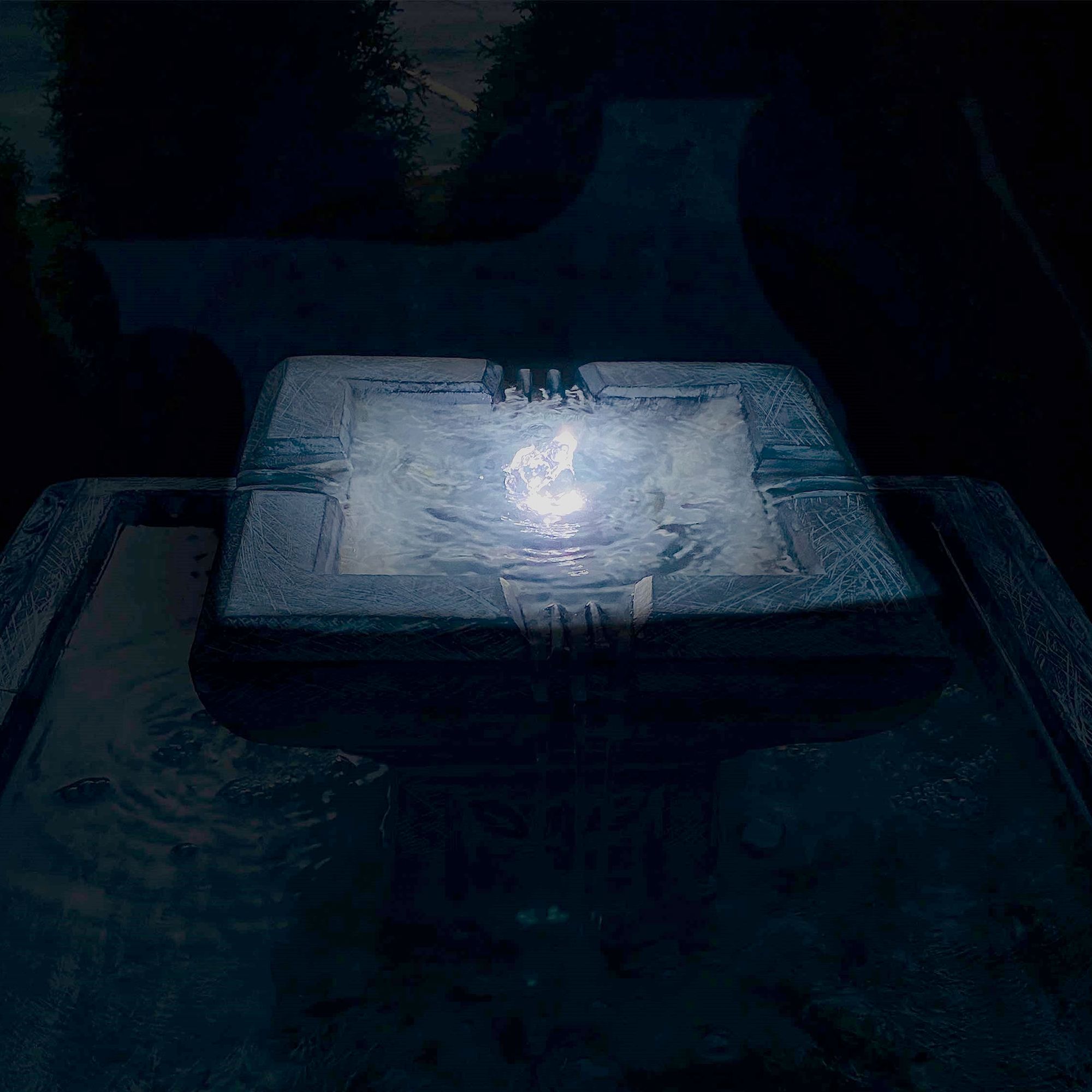 Image 3 Victoria 43 1/2"H Relic Nebbia LED Outdoor Floor Fountain more views