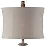 Victoria Distressed Gray Buffet Table Lamps Set of 2