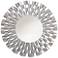 Victoria Silver 47" Round Oversized Wall Mirror