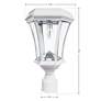 Watch A Video About the Victorian White Solar LED Outdoor Post Light