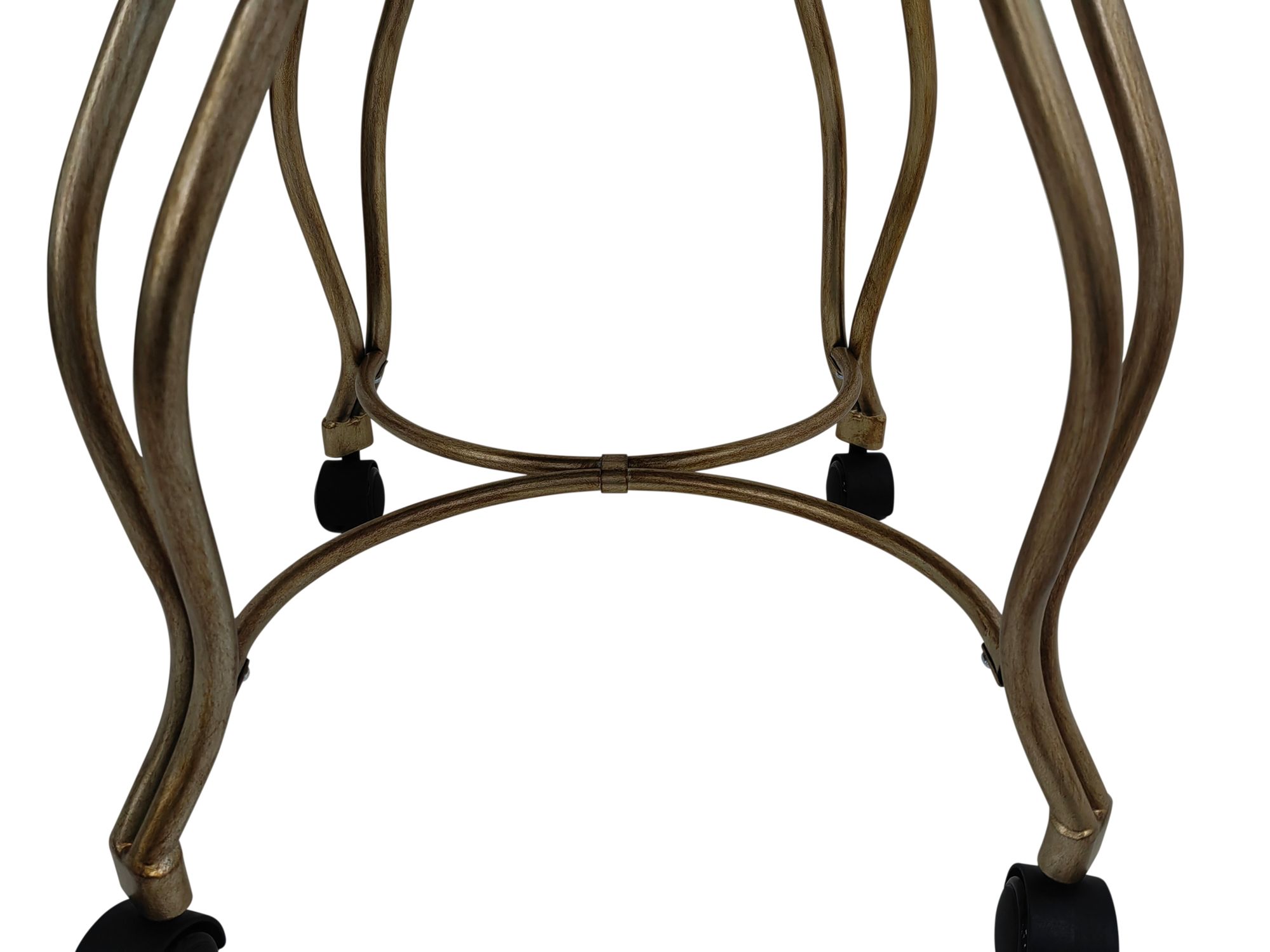 Image 4 Victorian 19" High Bronze Vanity Stool more views