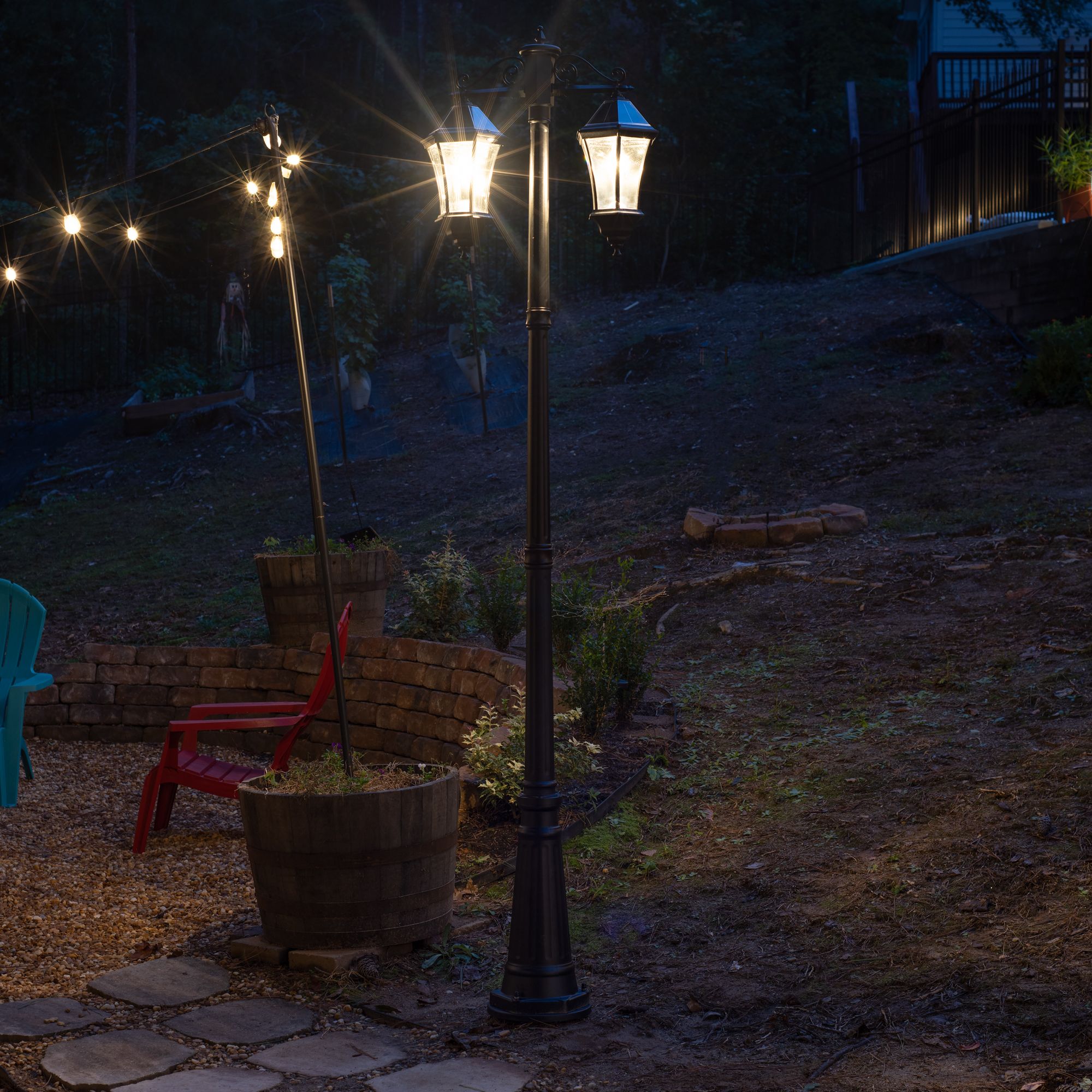 Watch A Video About the Victorian Black Solar LED Post Light