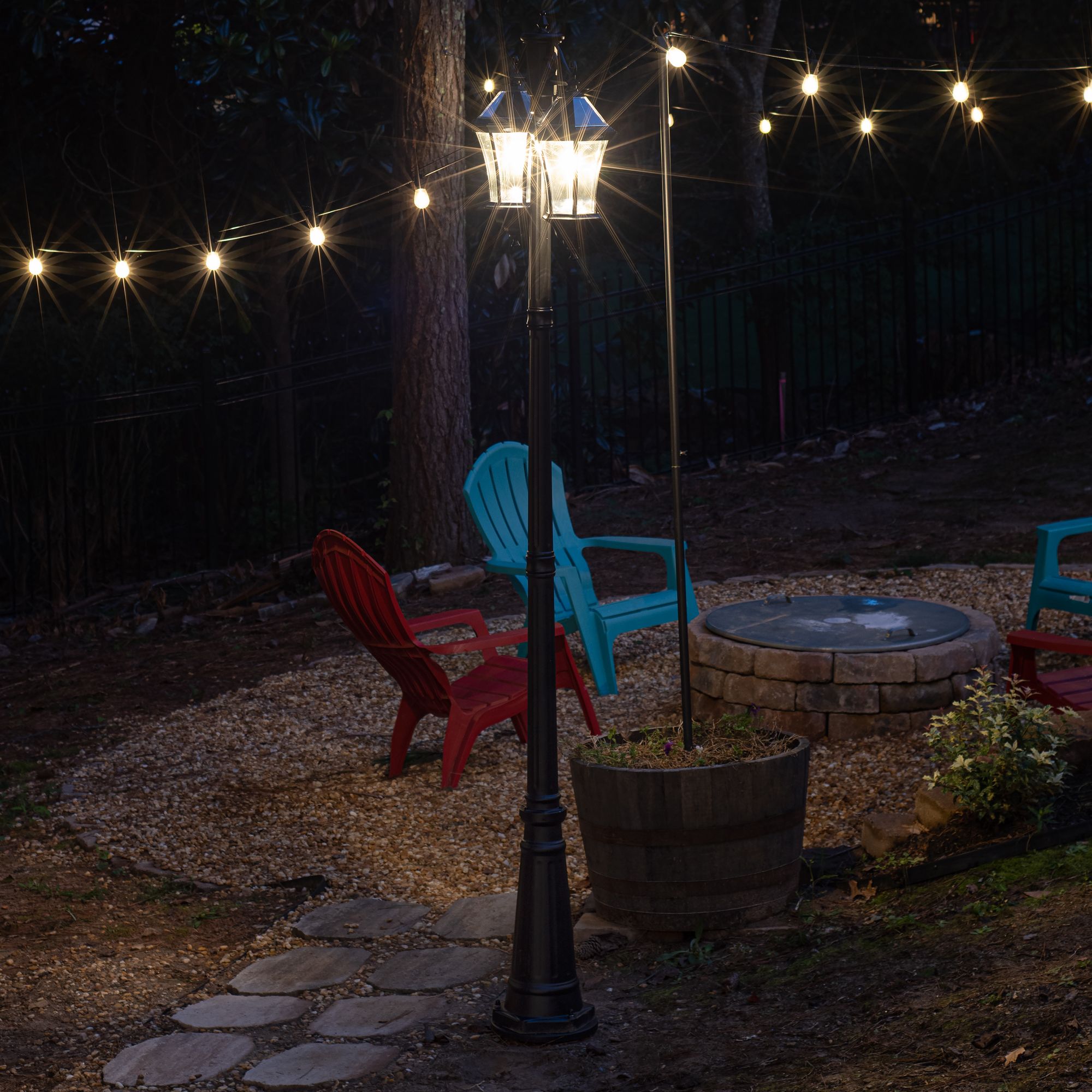 Watch A Video About the Victorian Black Solar LED Post Light