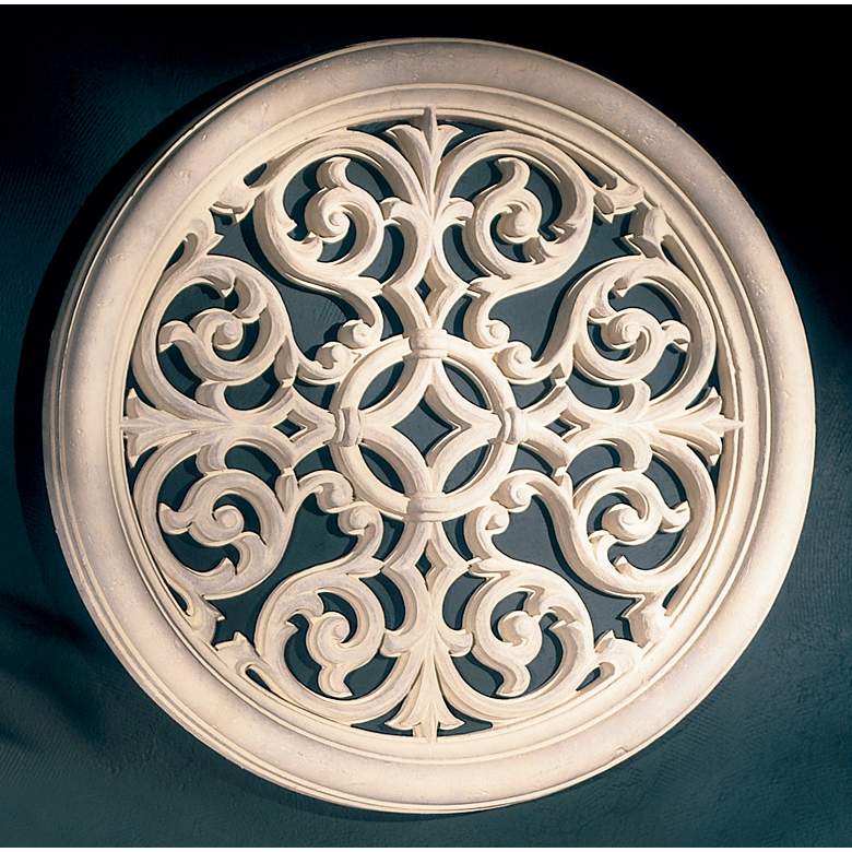 Image 1 Victorian Round Grille 32 inch Wide Wall Art