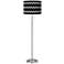 Victory March Giclee Brushed Nickel Garth Floor Lamp