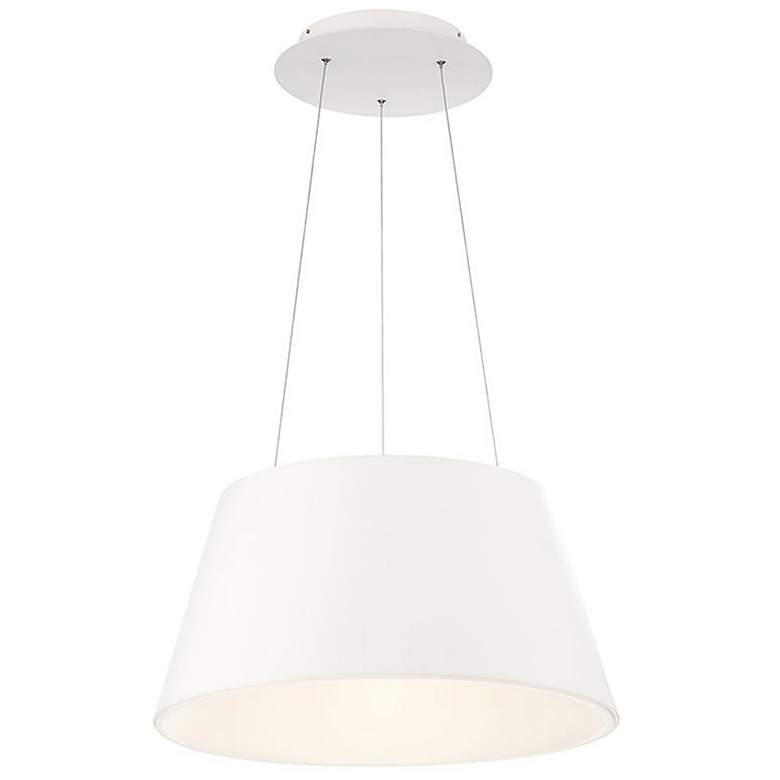 Image 1 Vida 12.25 inchH x 23.56 inchW 1-Light Pendant in White