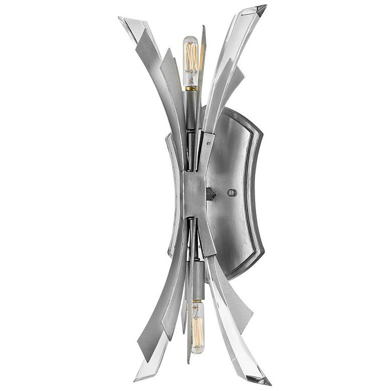 Image 1 Vida 17 1/4" High Silver Wall Sconce by Hinkley Lighting
