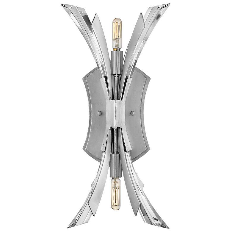 Image 4 Vida 17 1/4" High Silver Wall Sconce by Hinkley Lighting more views